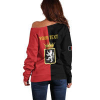 Personalized Italy Aosta Valley Off Shoulder Sweater Inspiration Flags Style