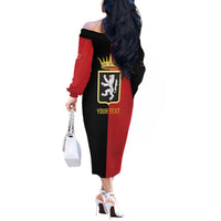 Personalized Italy Aosta Valley Off The Shoulder Long Sleeve Dress Inspiration Flags Style
