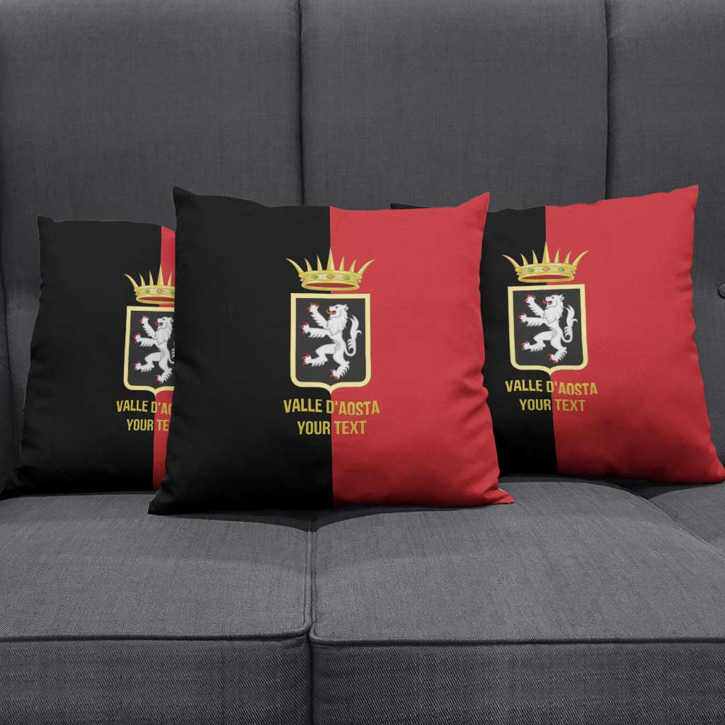 Personalized Italy Aosta Valley Pillow Cover Inspiration Flags Style - Wonder Print Shop