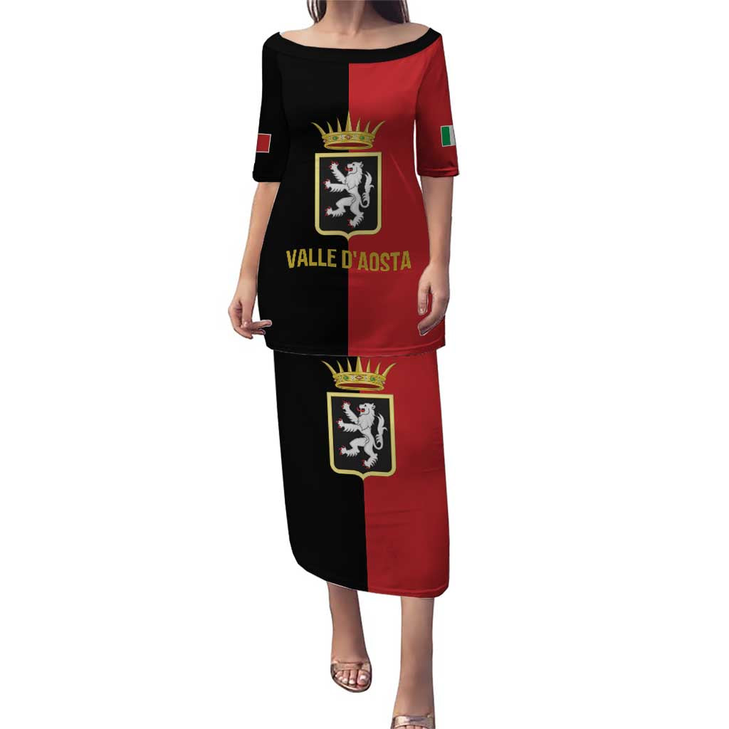 Personalized Italy Aosta Valley Puletasi Inspiration Flags Style