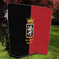 Personalized Italy Aosta Valley Quilt Inspiration Flags Style