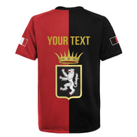 Personalized Italy Aosta Valley Rugby Jersey Inspiration Flags Style