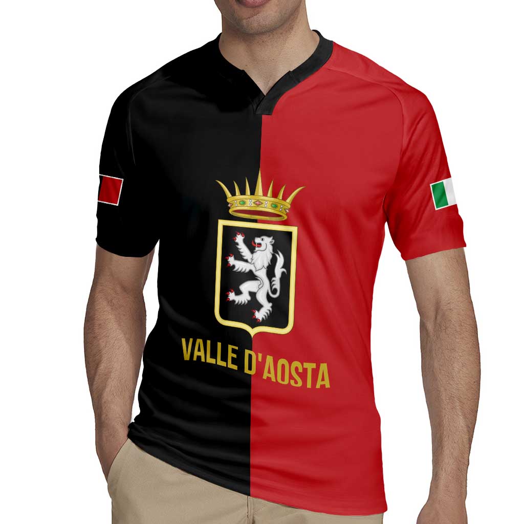 Personalized Italy Aosta Valley Rugby Jersey Inspiration Flags Style