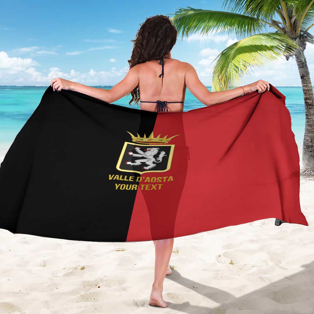 Personalized Italy Aosta Valley Sarong Inspiration Flags Style