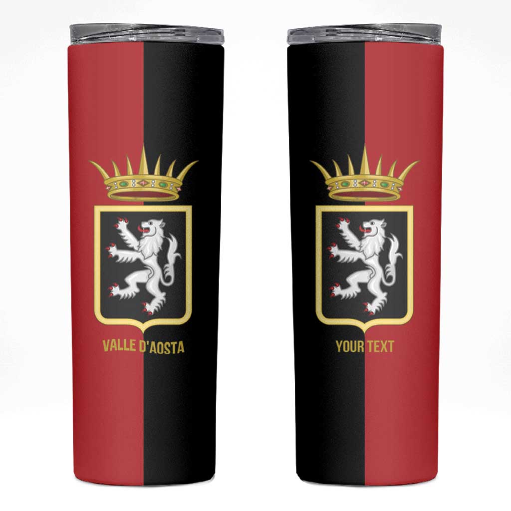 Personalized Italy Aosta Valley Skinny Tumbler Inspiration Flags Style