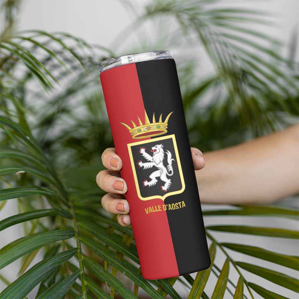 Personalized Italy Aosta Valley Skinny Tumbler Inspiration Flags Style