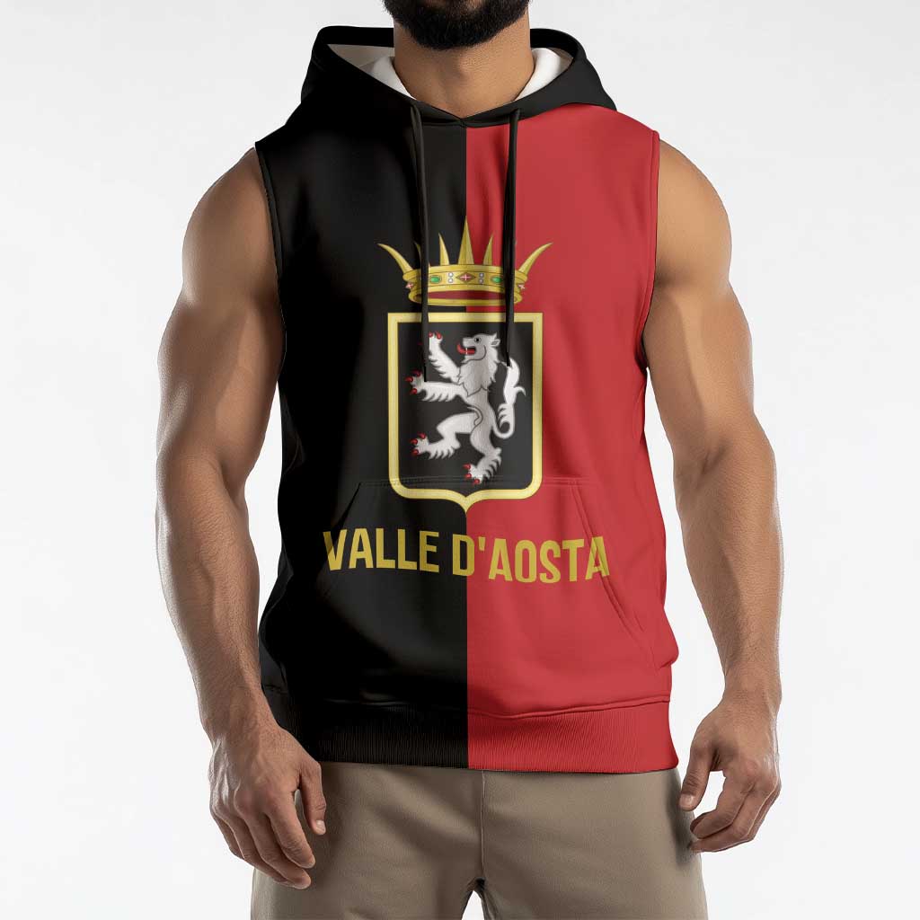 Personalized Italy Aosta Valley Sleeveless Hoodie Inspiration Flags Style - Wonder Print Shop