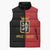 Personalized Italy Aosta Valley Sleeveless Puffer Jacket Inspiration Flags Style - Wonder Print Shop