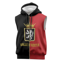 Personalized Italy Aosta Valley Sleeveless Zip Hoodie Inspiration Flags Style - Wonder Print Shop