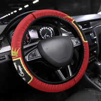 Italy Aosta Valley Steering Wheel Cover Inspiration Flags Style