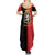 Personalized Italy Aosta Valley Summer Maxi Dress Inspiration Flags Style