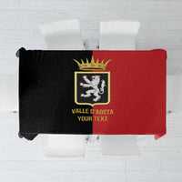 Personalized Italy Aosta Valley Tablecloth Inspiration Flags Style
