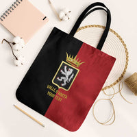 Personalized Italy Aosta Valley Tote Bag Inspiration Flags Style - Wonder Print Shop