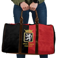 Personalized Italy Aosta Valley Travel Bag Inspiration Flags Style - Wonder Print Shop