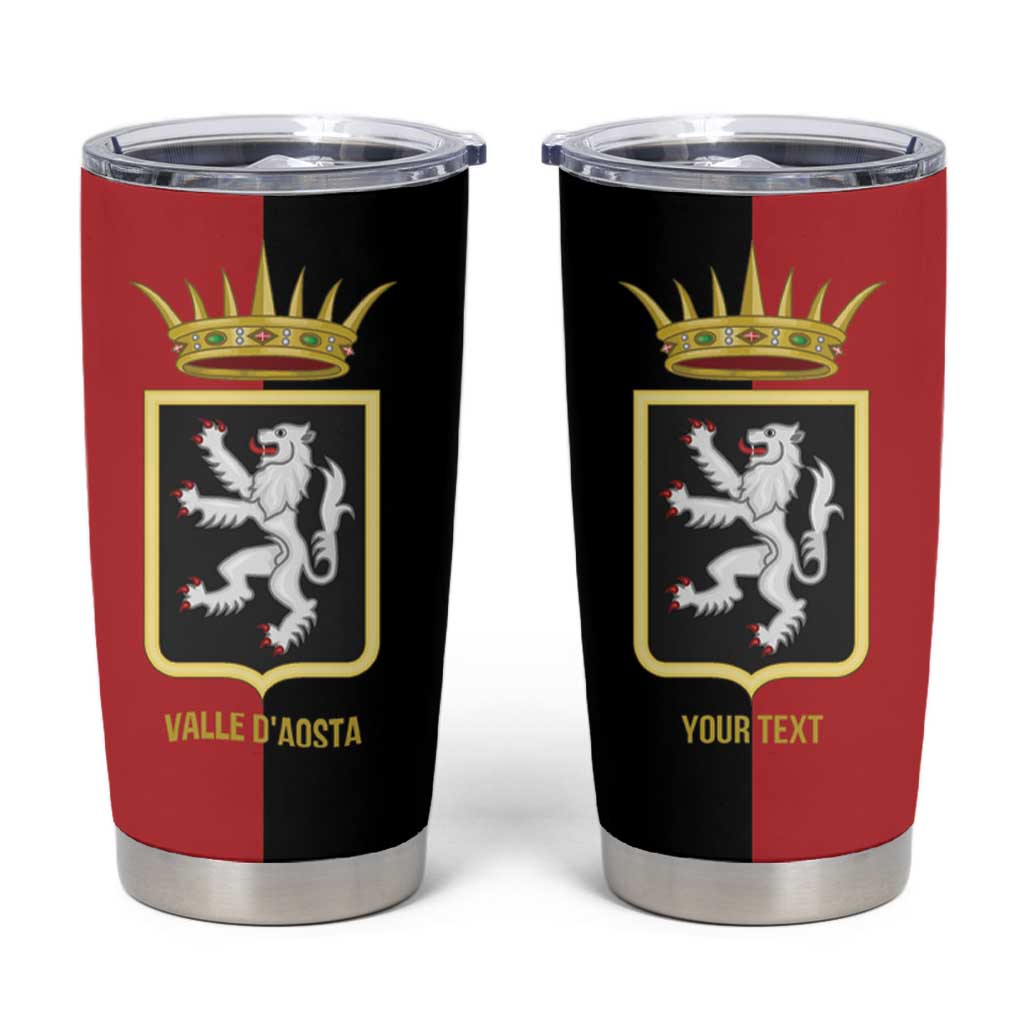 Personalized Italy Aosta Valley Tumbler Cup Inspiration Flags Style
