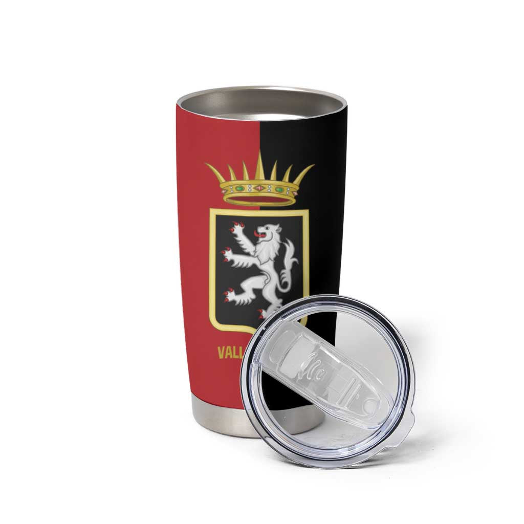 Personalized Italy Aosta Valley Tumbler Cup Inspiration Flags Style