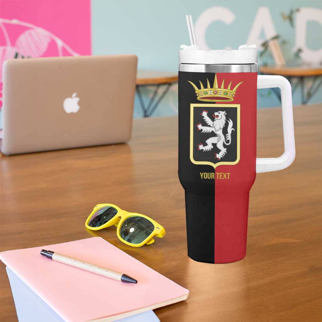 Personalized Italy Aosta Valley Tumbler With Handle Inspiration Flags Style