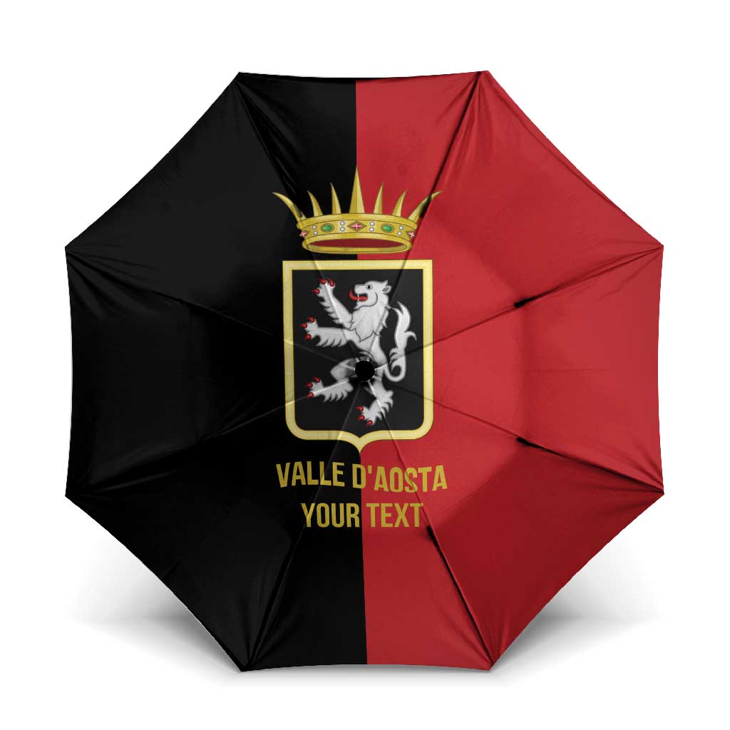Personalized Italy Aosta Valley Umbrella Inspiration Flags Style - Wonder Print Shop