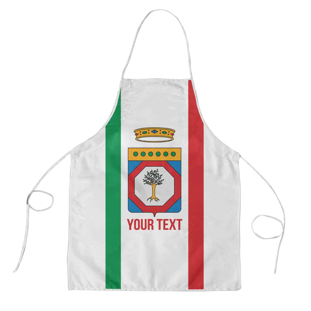 Personalized Italy Apulia Apron Inspiration Flags Style - Wonder Print Shop