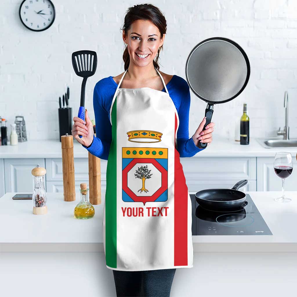 Personalized Italy Apulia Apron Inspiration Flags Style - Wonder Print Shop