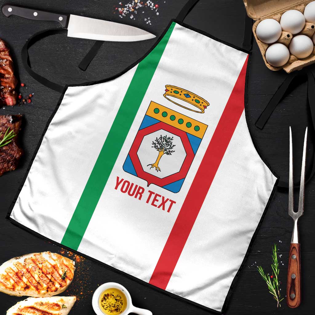 Personalized Italy Apulia Apron Inspiration Flags Style - Wonder Print Shop
