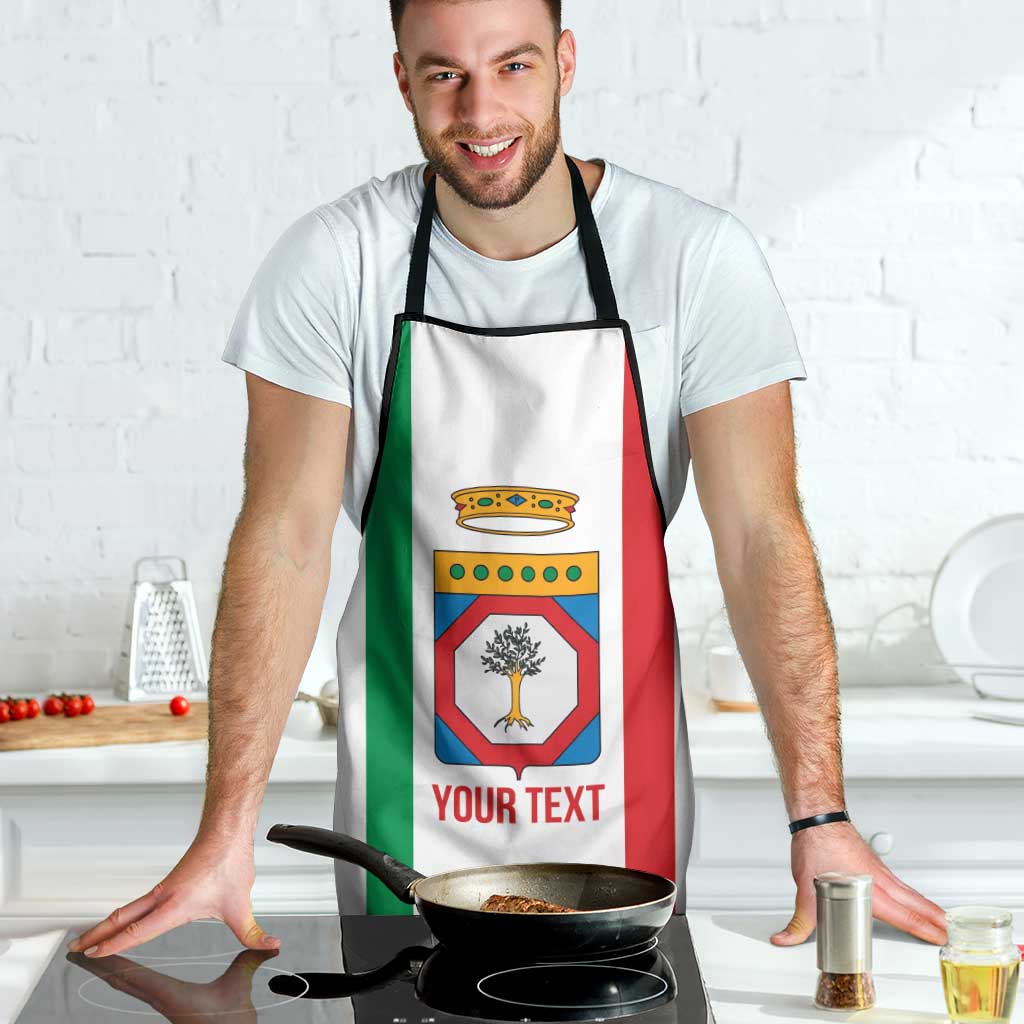 Personalized Italy Apulia Apron Inspiration Flags Style - Wonder Print Shop