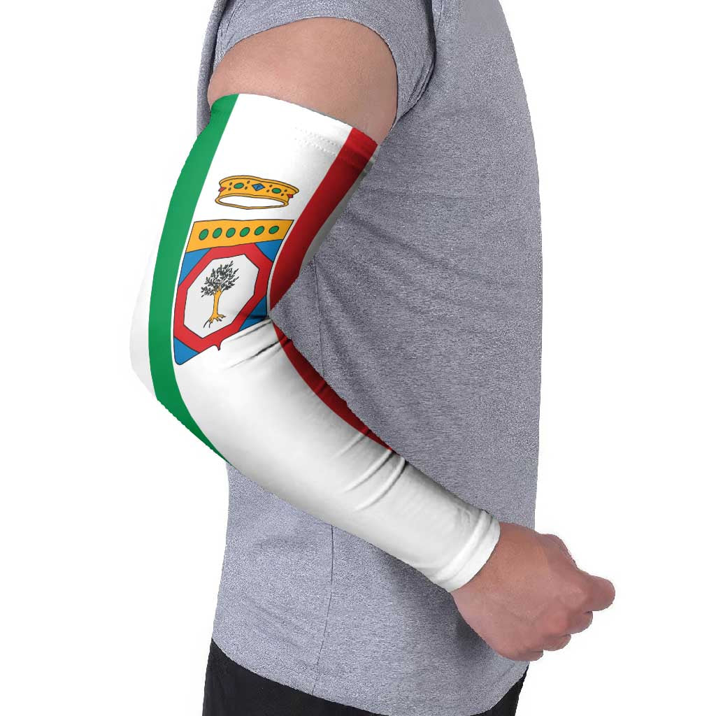 Personalized Italy Apulia Arm Sleeves Inspiration Flags Style - Wonder Print Shop