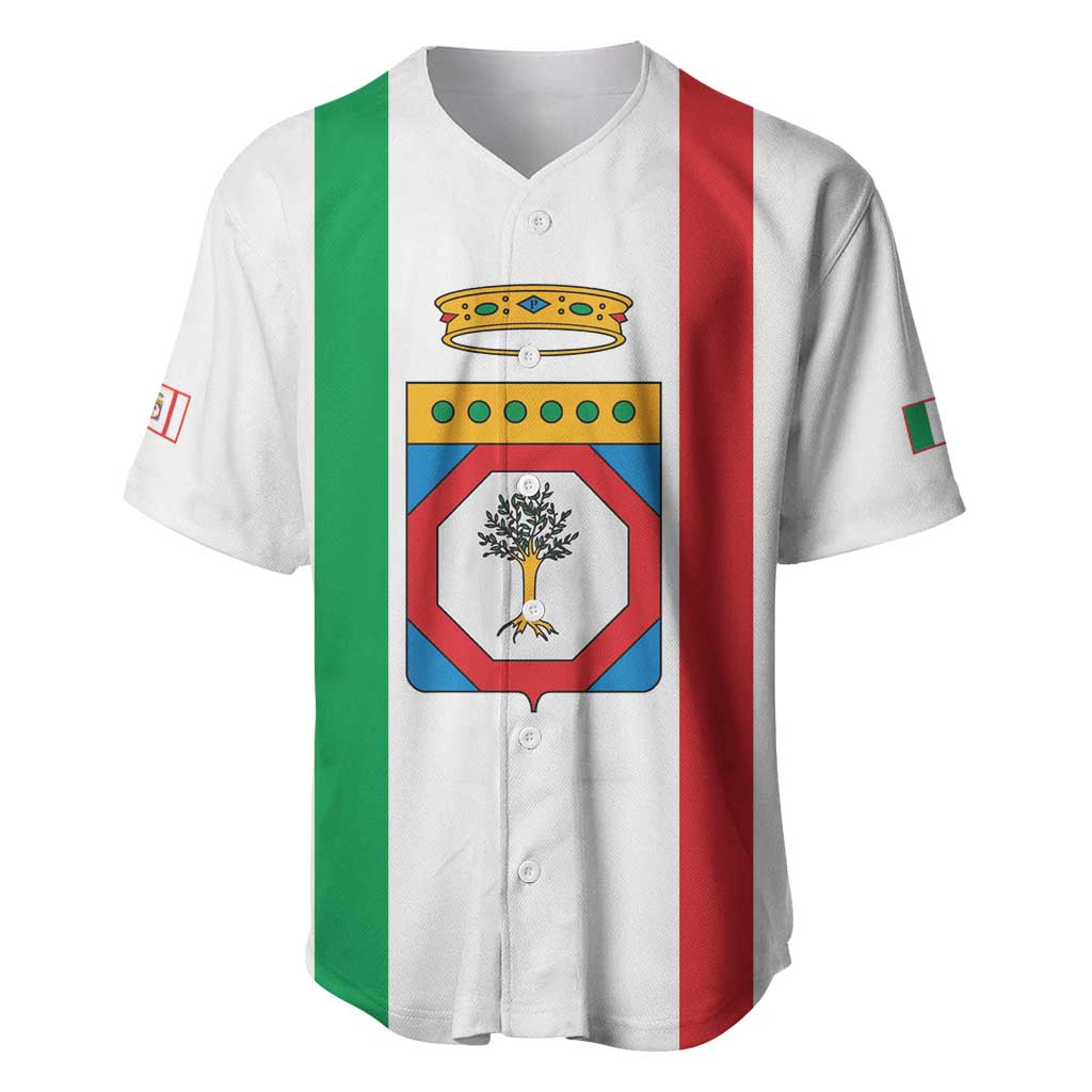 Personalized Italy Apulia Baseball Jersey Inspiration Flags Style