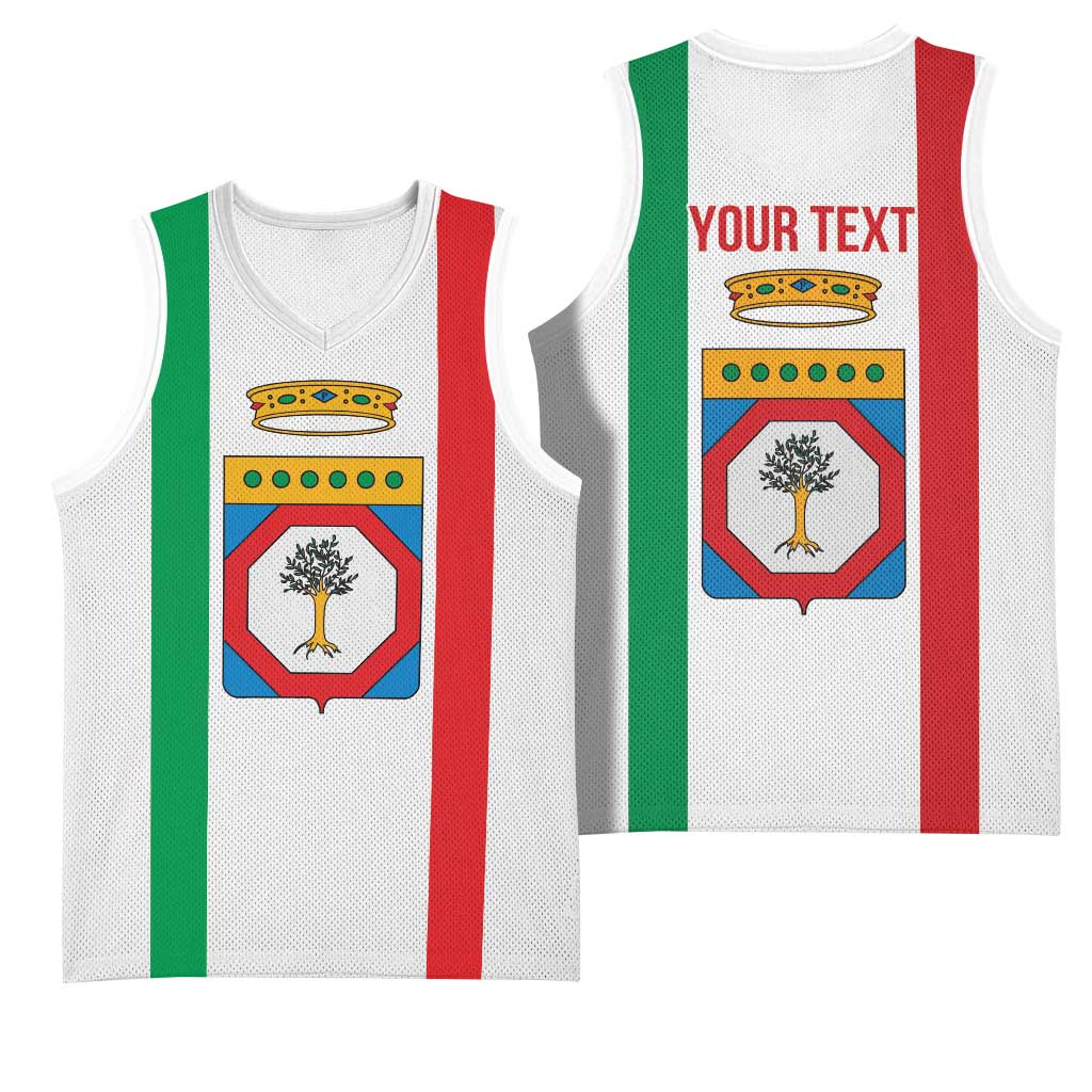 Personalized Italy Apulia Basketball Jersey Inspiration Flags Style - Wonder Print Shop