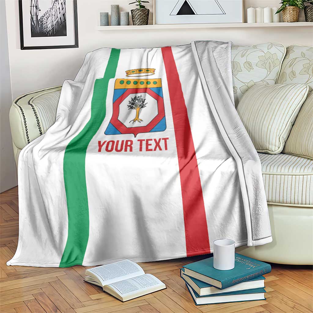 Personalized Italy Apulia Blanket Inspiration Flags Style