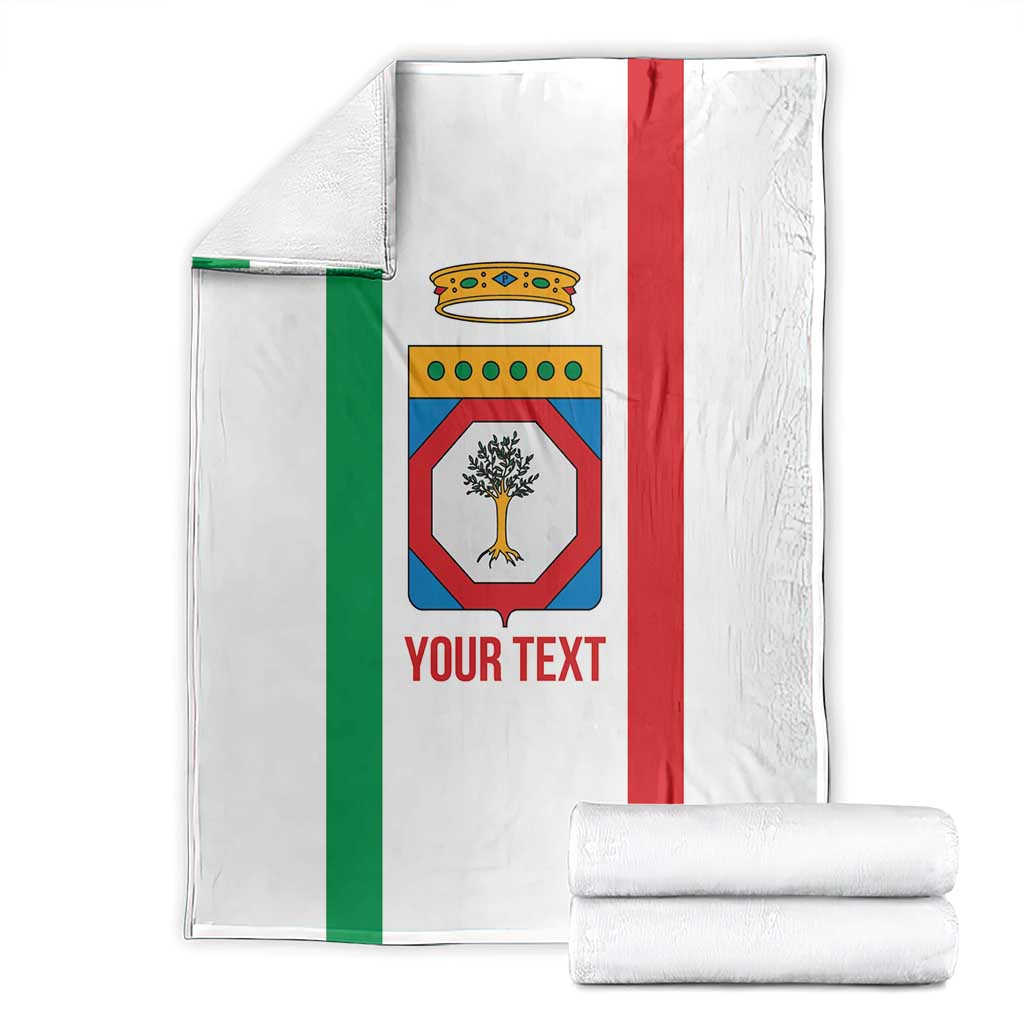 Personalized Italy Apulia Blanket Inspiration Flags Style