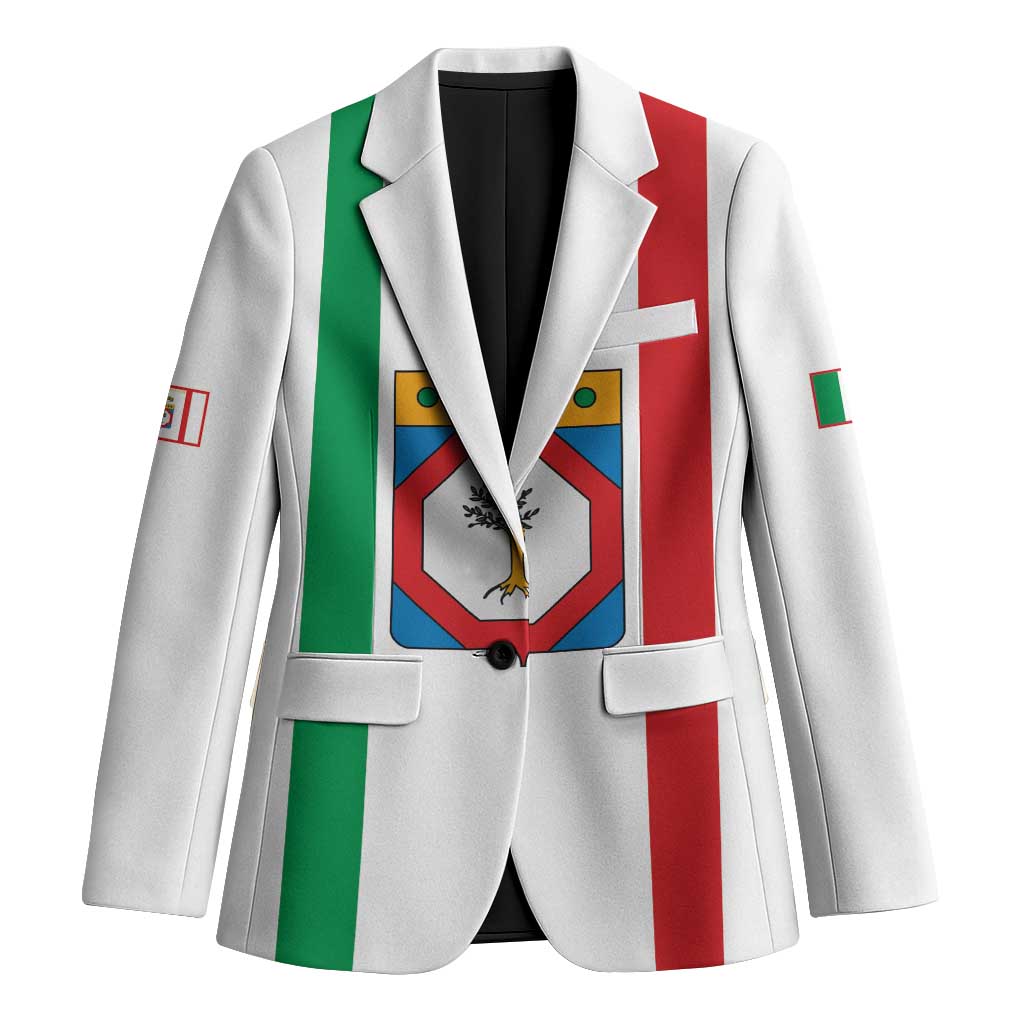 Personalized Italy Apulia Blazer Inspiration Flags Style - Wonder Print Shop