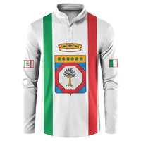 Personalized Italy Apulia Button Sweatshirt Inspiration Flags Style