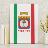 Personalized Italy Apulia Canvas Wall Art Inspiration Flags Style