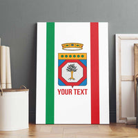 Personalized Italy Apulia Canvas Wall Art Inspiration Flags Style