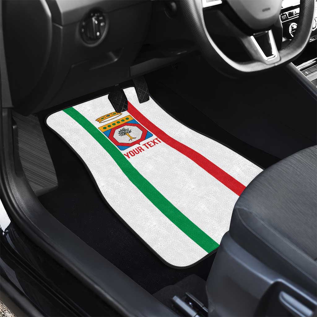 Personalized Italy Apulia Car Mats Inspiration Flags Style