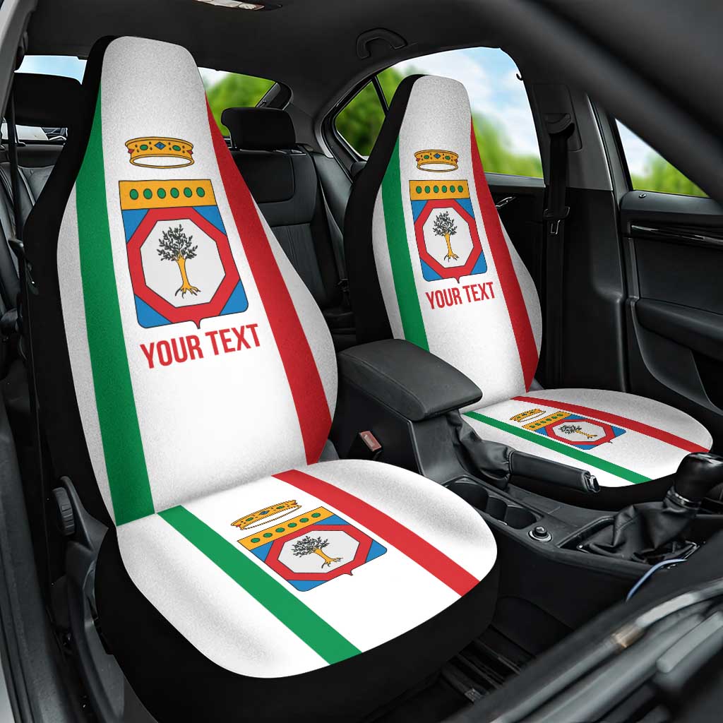 Personalized Italy Apulia Car Seat Cover Inspiration Flags Style