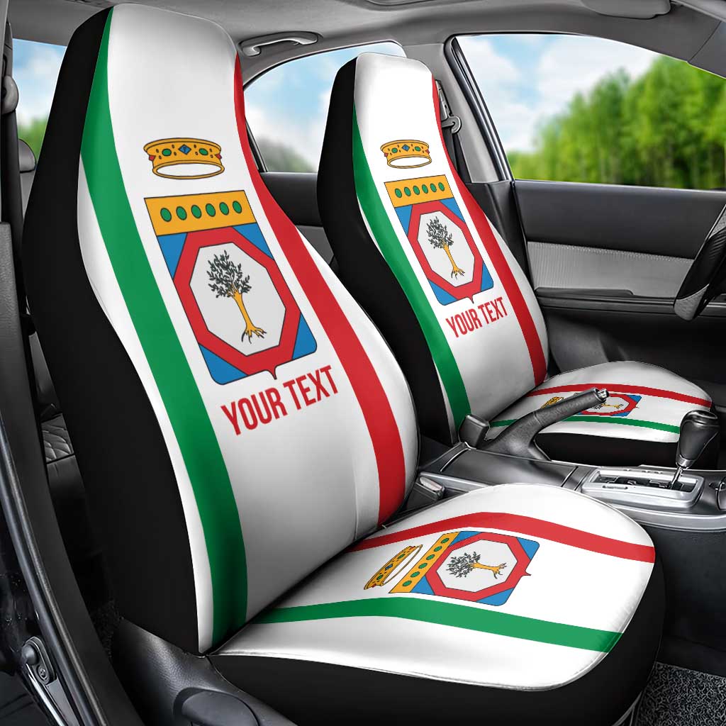 Personalized Italy Apulia Car Seat Cover Inspiration Flags Style