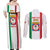 Personalized Italy Apulia Couples Matching Off Shoulder Maxi Dress and Long Sleeve Button Shirt Inspiration Flags Style