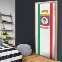 Personalized Italy Apulia Door Cover Inspiration Flags Style - Wonder Print Shop