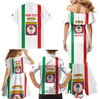 Personalized Italy Apulia Family Matching Mermaid Dress and Hawaiian Shirt Inspiration Flags Style