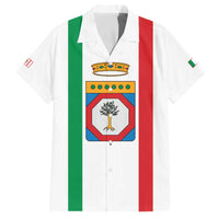 Personalized Italy Apulia Family Matching Off The Shoulder Long Sleeve Dress and Hawaiian Shirt Inspiration Flags Style