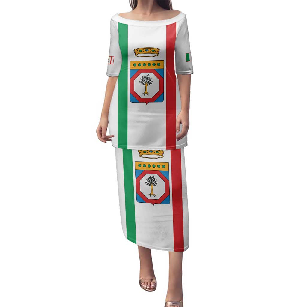Personalized Italy Apulia Family Matching Puletasi and Hawaiian Shirt Inspiration Flags Style