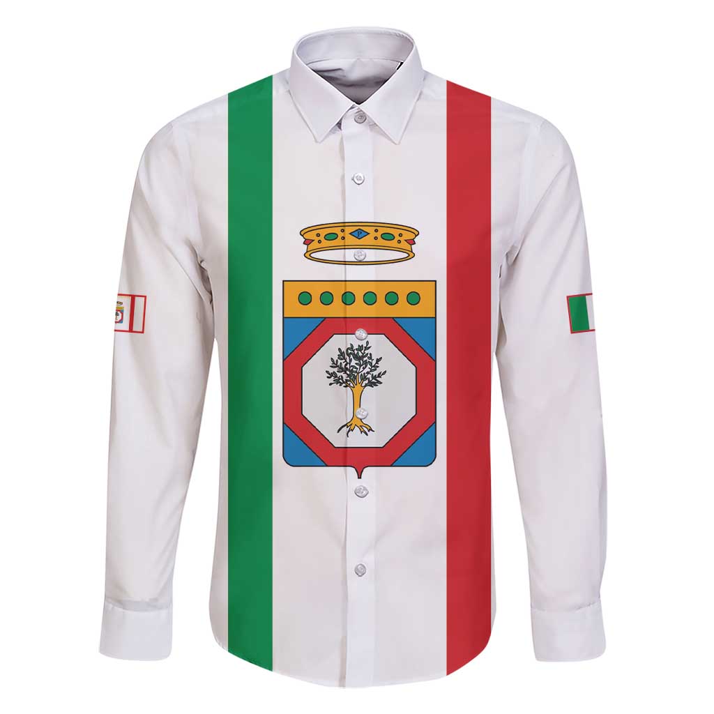 Personalized Italy Apulia Family Matching Short Sleeve Bodycon Dress and Hawaiian Shirt Inspiration Flags Style