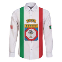 Personalized Italy Apulia Family Matching Short Sleeve Bodycon Dress and Hawaiian Shirt Inspiration Flags Style