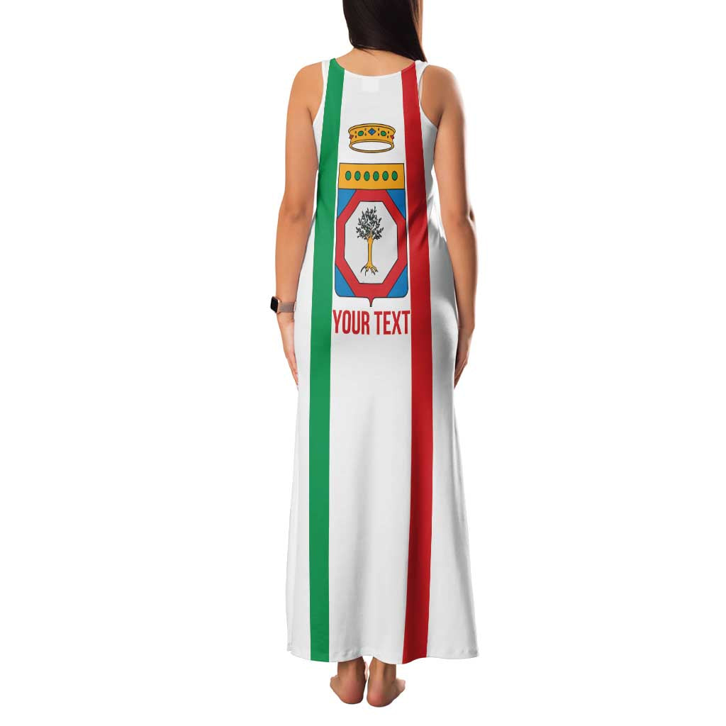 Personalized Italy Apulia Family Matching Tank Maxi Dress and Hawaiian Shirt Inspiration Flags Style