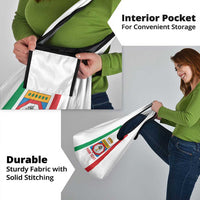 Personalized Italy Apulia Grocery Bag Inspiration Flags Style