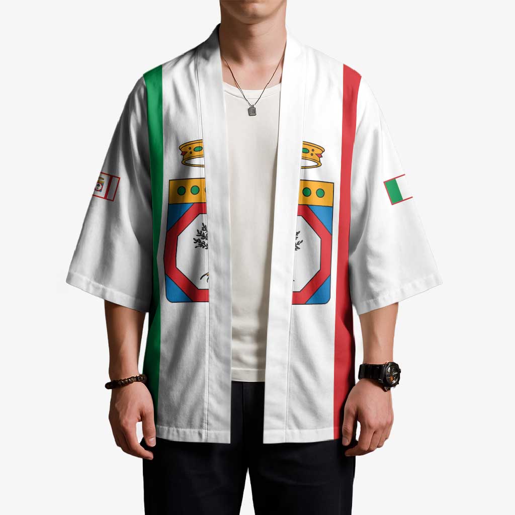 Personalized Italy Apulia Kimono Inspiration Flags Style - Wonder Print Shop