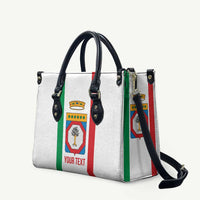 Personalized Italy Apulia Leather Bag Inspiration Flags Style - Wonder Print Shop