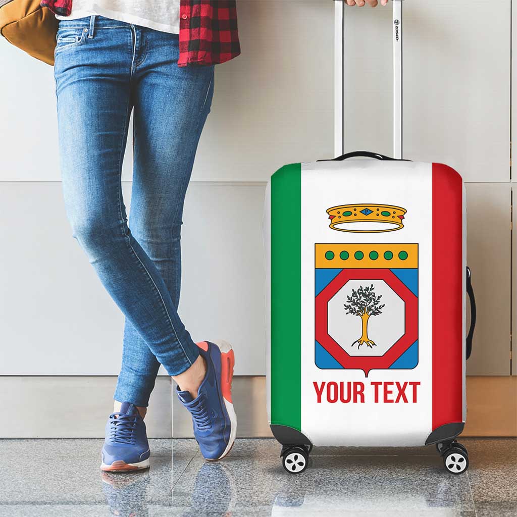 Personalized Italy Apulia Luggage Cover Inspiration Flags Style